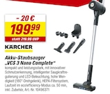 Akku-Staubsauger VCS 3 Nano Complete im Angebot bei toom Baumarkt in Leverkusen Akku-Staubsauger VCS 3 Nano Complete Angebote von Kärcher bei toom Baumarkt Leverkusen für 199,99 €