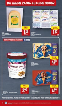 Promotion Nestlé dans le prospectus Aldi, valable du 24/06/2025 au 30/06/2025 Promo Nestlé dans le catalogue Aldi du moment à la page 24