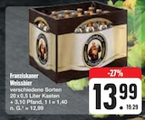 Weissbier im Angebot bei E center in Ansbach Weissbier Angebote von Franziskaner bei E center Ansbach für 13,99 €