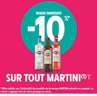 Intermarché Villeneuve-du-Paréage - Promo -10% remise immédiate sur tout Martini Promo -10% remise immédiate sur tout Martini à dans le catalogue Intermarché à Villeneuve-du-Paréage
