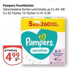 Feuchttücher im Angebot bei GLOBUS in Leipzig Feuchttücher Angebote von Pampers bei GLOBUS Leipzig