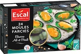 24 moules farcies ASC surgelées - ESCAL - Intermarché Super à Troyes 24 moules farcies ASC surgelées - ESCAL en promo chez Intermarché Super Troyes à 6,96 €