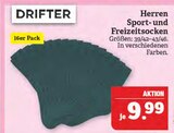 Herren Sport- und Freizeitsocken im Angebot bei Marktkauf in Schwabach Herren Sport- und Freizeitsocken Angebote von DRIFTER bei Marktkauf Schwabach für 9,99 €