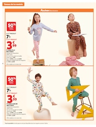 Prix et réduction Pyjama Garçon dans le prospectus Auchan Hypermarché en cours Offre Pyjama Garçon dans le catalogue Auchan Hypermarché du moment à la page 6