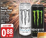 Aktuelle Monster Energy Angebote bei EDEKA in Solingen (Klingenstadt) Aktuelles Energy Drink Angebot bei EDEKA in Solingen (Klingenstadt) ab 0,88 €