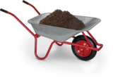 Bauzentrum Borgers Rees - Gartenschubkarre Angebot im Prospekt Gartenschubkarre bei Bauzentrum Borgers im Rees Prospekt für 39,99 €