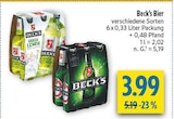Bier Angebote von Beck's bei diska Görlitz für 3,99 €