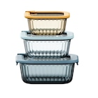Set de 3 boites carrées - CARREFOUR HOME - Carrefour Market à Sotteville-lès-Rouen Set de 3 boites carrées - CARREFOUR HOME en promo chez Carrefour Market Sotteville-lès-Rouen à 9,99 €