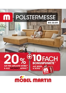 Felix Katzenfutter im Möbel Martin Prospekt "POLSTERMESSE" mit 1 Seiten (Mannheim)