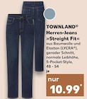 Herren-Jeans Straight Fit Angebote von TOWNLAND bei Kaufland Hürth für 10,99 €