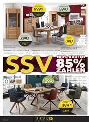 Sideboard im BRAUN Möbel-Center Prospekt in Villingen-Schwenningen Aktueller BRAUN Möbel-Center Prospekt mit Sideboard, "SSV - VERKAUF SOLANGE DER VORRAT REICHT", Seite 2