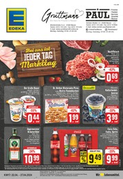 Aktueller EDEKA Supermärkte Prospekt für Kaarst: Aktuelle Angebote mit 24} Seiten, 22.04.2024 - 27.04.2024