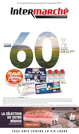 Prospectus Supermarchés Intermarché en cours à Mialet et alentours, "-60% DE REMISE IMMÉDIATE SUR LE 2ÈME", 24 pages, 28/10/2025 - 09/11/2025 Catalogue Supermarchés Intermarché en cours à Mialet et alentours, "-60% DE REMISE IMMÉDIATE SUR LE 2ÈME", 24 pages, 28/10/2025 - 09/11/2025