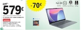 Pc portable ips3 15abr8 - LENOVO en promo chez E.Leclerc Saint-Quentin à 579,00 €