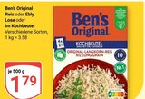 Reis von Ben's Original im aktuellen GLOBUS Prospekt