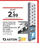 Sous-couche sol stratifié silence compensation ép. 3 mm - Axton dans le catalogue LEROY MERLIN