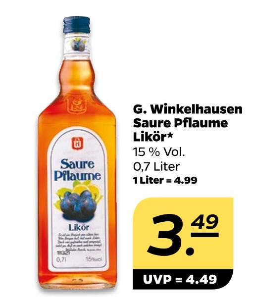 Saure Pflaume Likör