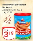 Aktuelle Hackfleisch Angebote bei GLOBUS in Herne Aktuelles Dicke Sauerländer Bockwurst Angebot bei GLOBUS in Herne ab 3,19 €