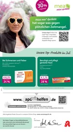 mea - meine apotheke Apotheke Prospekt der aktuellen Woche mit 4 Seiten, gültig von 01.07.2025 bis 31.07.2025, in Zwingenberg und Umgebung Aktueller mea - meine apotheke Apotheke Prospekt in Zwingenberg und Umgebung, "Unsere Juli-Angebote" mit 4 Seiten, 01.07.2025 - 31.07.2025