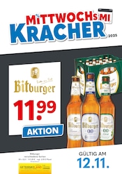 Aktueller Getränkeland Getränkemärkte Prospekt in Wesenberg und Umgebung, "Mittwochskracher" mit 1 Seite, 12.11.2025 - 12.11.2025