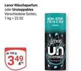 Aktuelles Wäscheparfum oder Unstoppables Angebot bei GLOBUS in Duisburg ab 3,49 €