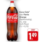 Coca-Cola im Angebot bei EDEKA in Singen Coca-Cola Angebote von Coca-Cola bei EDEKA Singen für 1,49 €