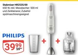 Stabmixer HR2535/00 im Angebot bei GLOBUS in Wetzlar Stabmixer HR2535/00 Angebote von Philips bei GLOBUS Wetzlar für 39,99 €