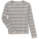 Oberbekleidung im Ernstings family Prospekt Mädchen Langarmshirt mit Rippstruktur im aktuellen Ernstings family Prospekt für 8,99 €