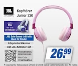 Kopfhörer Junior 320 im Angebot bei expert in Bremen Kopfhörer Junior 320 Angebote von JBL bei expert Bremen für 26,99 €