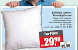 Comfort Faser-Kopfkissen von ESPRIMA für 19,99 € bei Witthus Heimtex-Fachmarkt GmbH im Angebot Comfort Faser-Kopfkissen von ESPRIMA im aktuellen Witthus Heimtex-Fachmarkt GmbH Prospekt