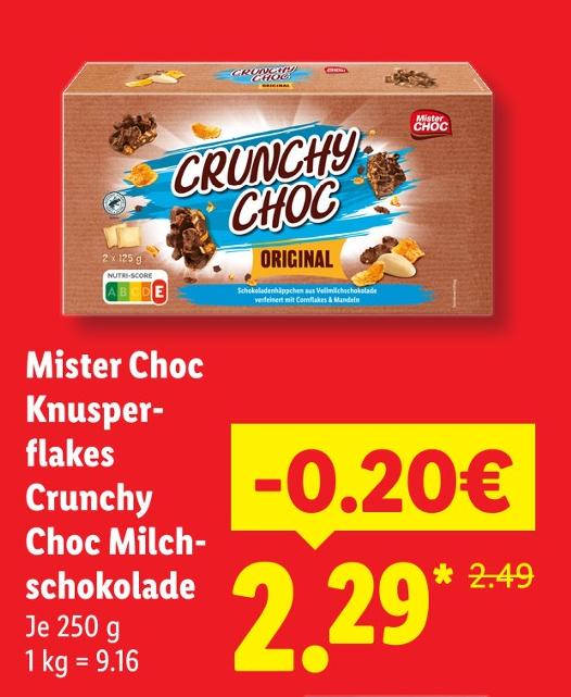 Knusperflakes Crunchy Choc Milchschokolade