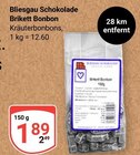 Brikett Bonbon Angebote von Bliesgau Schokolade bei GLOBUS Völklingen für 1,89 €