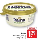 60% Fett Angebote von Rama bei E center Filderstadt für 1,29 €