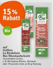 Le Biodelizie Bio-Wurstaufschnitt im Angebot bei tegut in Landshut Le Biodelizie Bio-Wurstaufschnitt Angebote von Golfera bei tegut Landshut