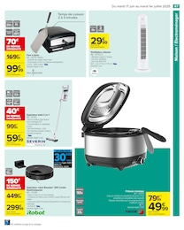 Prix et réduction Aspirateur Robot dans le prospectus Carrefour en cours Offre Aspirateur Robot dans le catalogue Carrefour du moment à la page 69