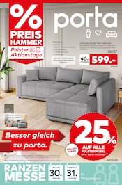 porta Möbel Möbel & Einrichtung Prospekt der aktuellen Woche mit 12 Seiten, gültig von 25.01.2026 bis 31.01.2026, in Hecklingen und Umgebung Aktueller porta Möbel Möbel & Einrichtung Prospekt in Hecklingen und Umgebung, "BESSER GLEICH ZU PORTA" mit 12 Seiten, 25.01.2026 - 31.01.2026