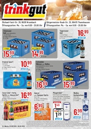 Aktueller Trinkgut Discounter Prospekt für Fischach 03.08.2026 - 08.08.2026 Trinkgut Prospekt für Fischach mit 4 Seiten