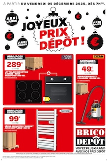 Prospectus Brico Dépôt à Jurançon, "JOYEUX PRIX DÉPÔT !", 1 page de promos valables du 05/12/2025 au 18/12/2025