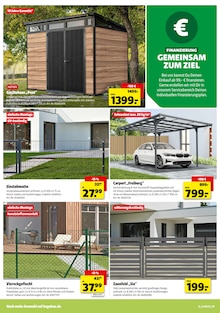 Gartenhaus im Hagebaumarkt Prospekt "VERSCHÖNERE MIT UNS DEINEN GARTEN" mit 16 Seiten (Stuttgart)