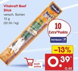 Beef Stick Angebote von Vitakraft bei Netto Marken-Discount Moers für 0,39 €