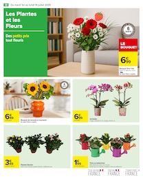 Prix et réduction Bouquet De Fleurs dans le prospectus Carrefour en cours Offre Bouquet De Fleurs dans le catalogue Carrefour du moment à la page 40