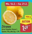 Aktuelle Zitronen Angebote bei ALDI Nord in Wuppertal Aktuelles Zitronen Angebot bei ALDI Nord in Wuppertal ab 1,49 €