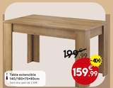 Promo Table extensible 140/180x75x80cm à 159,99 € dans le catalogue Maxi Bazar à Hazebrouck