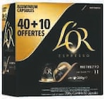Cafe L'OR Espresso - L'OR - Super U à Villepinte Cafe L'OR Espresso - L'OR en promo chez Super U Villepinte à 10,99 €