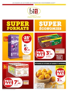 Prospectus Bi1 en cours, "SUPER FORMATS : SUPER ÉCONOMIES", page 1 sur 16