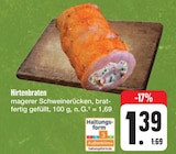 Hirtenbraten bei E center im Prospekt "" für 1,39 €