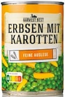 Erbsen oder Erbsen mit Möhren im Netto mit dem Scottie Prospekt Erbsen oder Erbsen mit Möhren von Harvest Best im aktuellen Netto mit dem Scottie Prospekt für 0,99 €