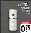 Pils oder Radler Angebote von Krombacher bei EDEKA Paderborn für 0,79 €