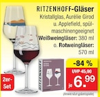 Weißweingläser im Angebot bei Zimmermann in Wunstorf Weißweingläser Angebote von RITZENHOFF bei Zimmermann Wunstorf für 6,99 €