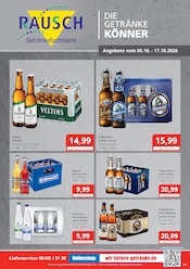 Aktueller Rausch Getränkefachmarkt Prospekt mit Bier, "DIE GETRÄNKEKÖNNER", Seite 1